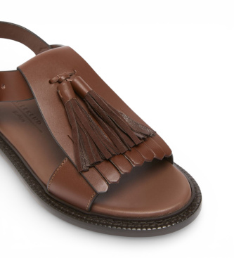 Weekend Max Mara Sandalias de Piel Wkaarte marr�n