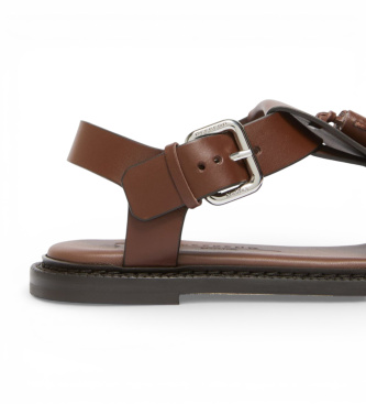 Weekend Max Mara Sandalias de Piel Wkaarte marr�n