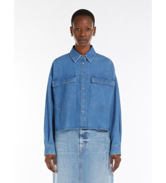 Weekend Max Mara Zemira denimskjorta marinbl