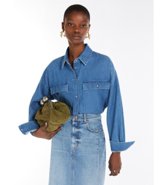 Weekend Max Mara Zemira denim shirt navy