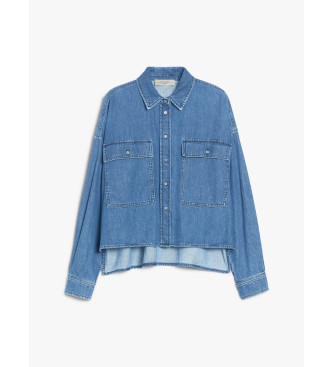 Weekend Max Mara Zemira denim shirt navy