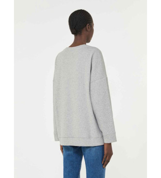Weekend Max Mara Sweat-shirt gris Wkdgommoso