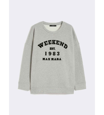 Weekend Max Mara Sweat-shirt gris Wkdgommoso