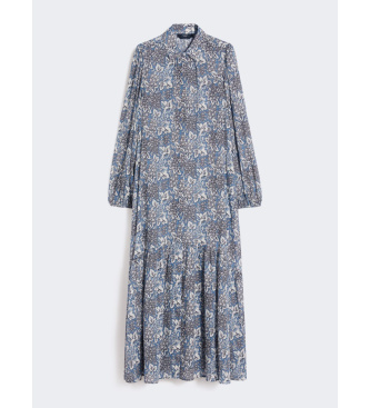 Weekend Max Mara Vestido Wkdoboli azul