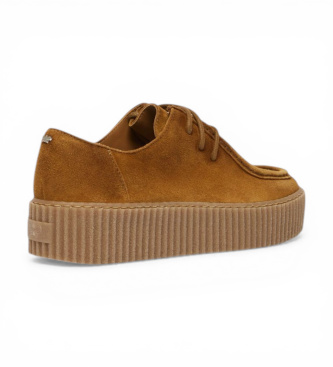 Weekend Max Mara Chaussures en cuir Kapok marron