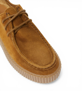 Weekend Max Mara Chaussures en cuir Kapok marron