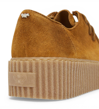 Weekend Max Mara Chaussures en cuir Kapok marron