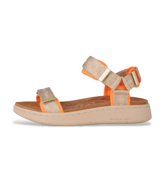 Woden Line Heritage beige sandals 