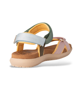 Woden Mehrfarbige Line Lite Sandalen