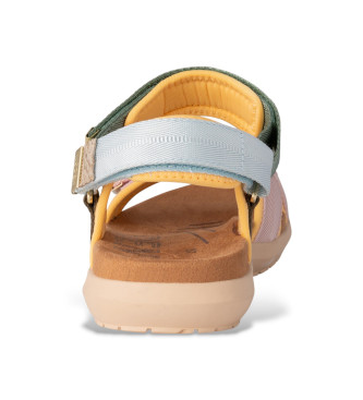 Woden Flerfarvede Line Lite-sandaler