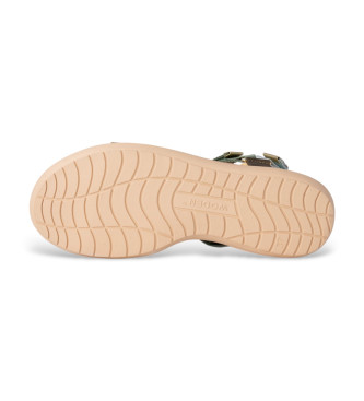 Woden Flerfarvede Line Lite-sandaler