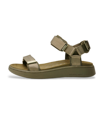 Woden Sandals Line green