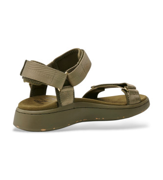 Woden Sandals Line green