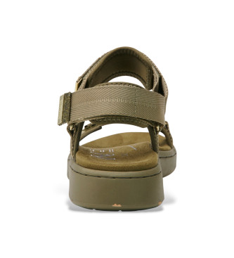 Woden Sandals Line green