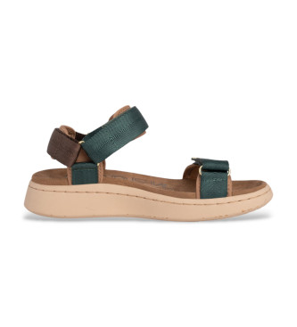 Woden Sandals Line green