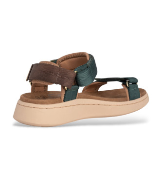 Woden Sandals Line green