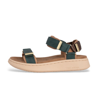 Woden Sandals Line green