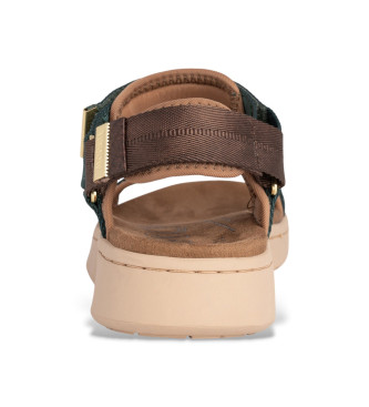 Woden Sandals Line green