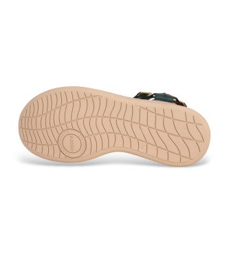 Woden Sandals Line green