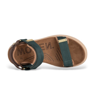 Woden Sandals Line green