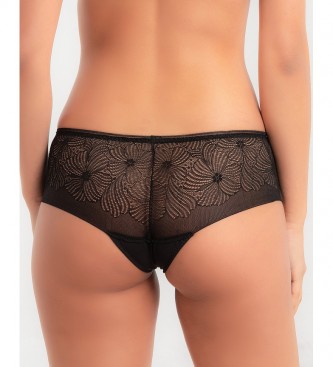 Wonderbra Fabulous Feel pantyhose with black floral lace