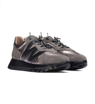 Wonders Odisei Leather Sneakers grey