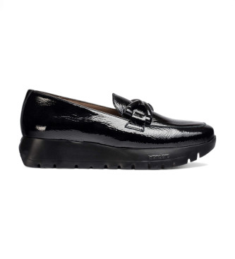 Wonders Mocasines de Piel Rose negro