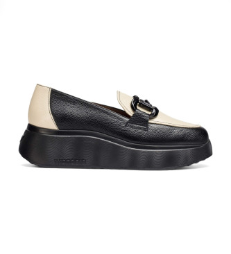 Wonders Mocasines de Piel Montreal negro