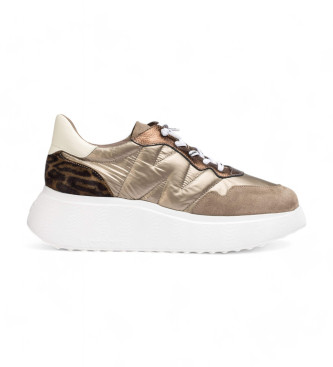 Wonders Leren sneakers A-3610 goud