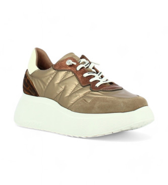 Wonders Sneakers i lder A-3610 gylden