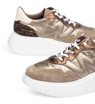 Wonders Leren sneakers A-3610 goud