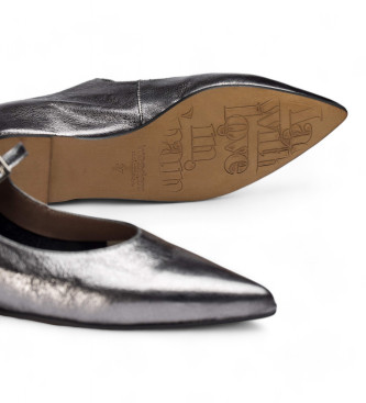 Wonders Leather Shoes A-3811 silver