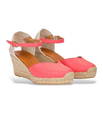 Wonders Espadrillas in pelle arancione Ena