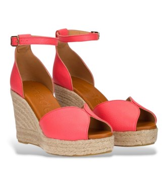 Wonders Espadrillas maschili in pelle arancione