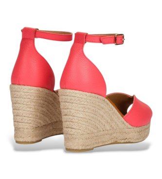 Wonders Espadrillas maschili in pelle arancione