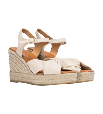 Wonders Alpargatas de Piel Anakena beige