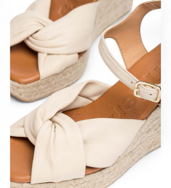 Wonders Alpargatas de Piel Anakena beige