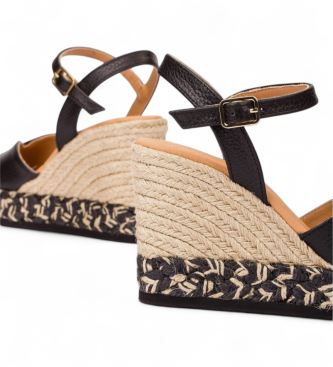 Wonders Alpargatas de Piel Dalia 11 negro