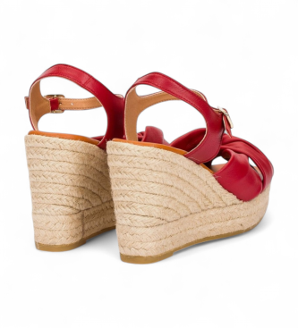 Wonders Alpargatas de Piel Sonia 22 rojo