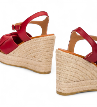 Wonders Alpargatas de Piel Sonia 22 rojo