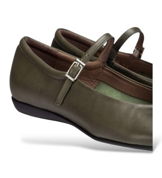 Wonders Bailarinas de Piel Bo 60 Verde