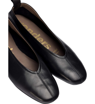 Wonders Pepa Leren Ballerina's zwart