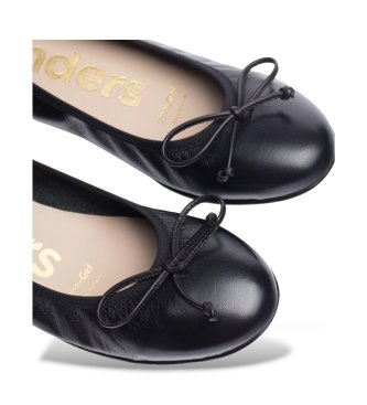 Wonders Bailarinas de Piel Bo 12 Negro
