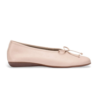 Wonders Celestina Ballerina-Pumps aus nacktem Leder