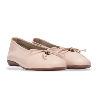 Wonders Ballerines en cuir nude Celestina