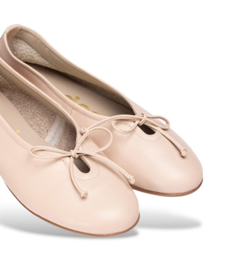 Wonders Ballerines en cuir nude Celestina