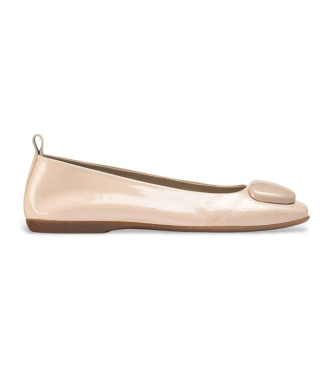 Wonders Ballerines Fei en cuir nude