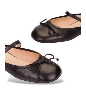 Wonders Bailarinas de Piel Lulu 02 Negro