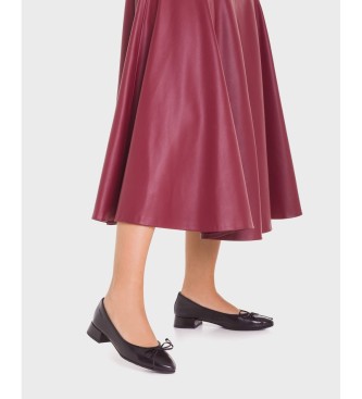 Wonders Bailarinas de Piel Evow 01 Negro