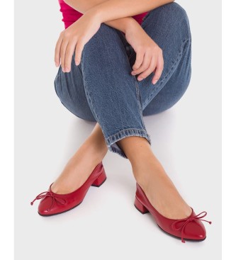 Wonders Bailarinas de Piel Evow 01 Rojo